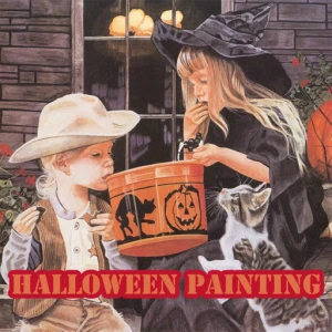 Halloween Painting Slide - Play Free Best Puzzle Online Game on JangoGames.com