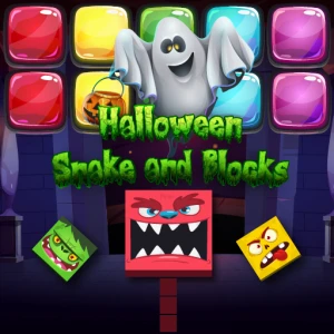 Halloween Snake and Blocks - Play Free Best  Online Game on JangoGames.com