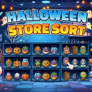 Halloween Store Sort - Play Free Best Puzzle Online Game on JangoGames.com