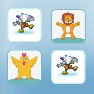 Happy Animals Memory Game - Play Free Best Puzzle Online Game on JangoGames.com