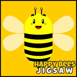 Happy Bees Jigsaw - Play Free Best Puzzle Online Game on JangoGames.com