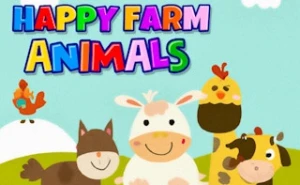 Happy Farm Animals - Play Free Best kids Online Game on JangoGames.com