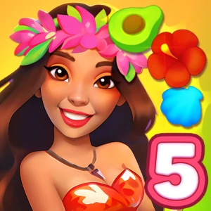 Hawaii Match 5 - Play Free Best Match-3 Online Game on JangoGames.com