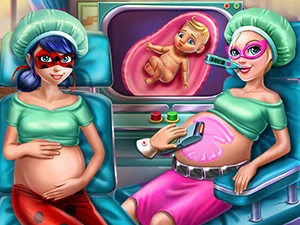 Hero BFFs Pregnant Check up - Play Free Best Dress-up Online Game on JangoGames.com