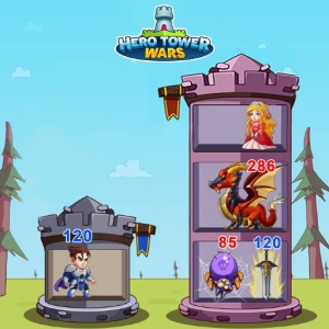 Hero Tower War - Play Free Best Puzzle Online Game on JangoGames.com