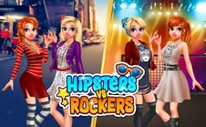 Hipsters vs Rockers - Play Free Best kids Online Game on JangoGames.com