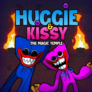 Huggie & Kissy The magic temple - Play Free Best Adventure Online Game on JangoGames.com