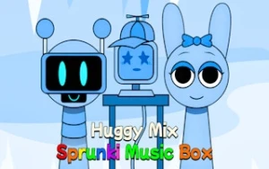 Huggy Mix Sprunki Music Box - Play Free Best music Online Game on JangoGames.com