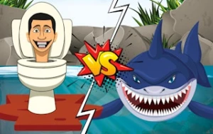 Hungry Shark Vs Skibidi - Play Free Best action Online Game on JangoGames.com