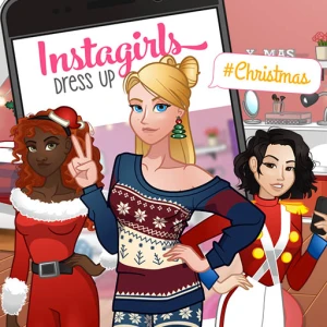 Instagirls Christmas Dress Up - Play Free Best Dress-up Online Game on JangoGames.com