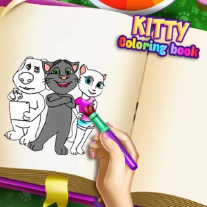 Kitty Coloring Book - Play Free Best Dress-up Online Game on JangoGames.com