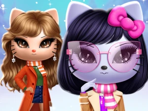 Kitty Squad Winter Dress Up - Play Free Best Dress-up Online Game on JangoGames.com