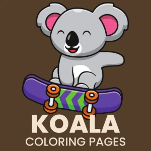 Koala Coloring Pages - Play Free Best Art Online Game on JangoGames.com