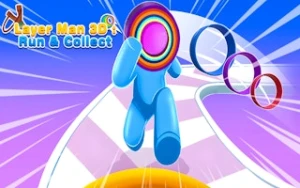 Layer Man 3d Run Collect - Play Free Best runner Online Game on JangoGames.com