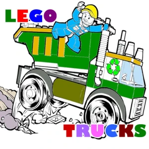 Lego Trucks Coloring - Play Free Best Art Online Game on JangoGames.com