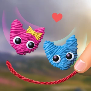 Love Cats Rope - Play Free Best Puzzle Online Game on JangoGames.com