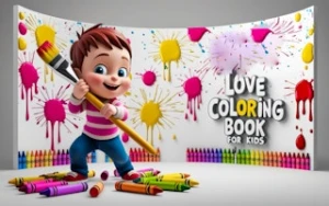 Love Coloring Book for Kids - Play Free Best coloring Online Game on JangoGames.com
