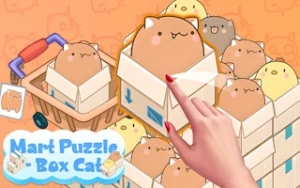 Mart Puzzle Box Cat - Play Free Best match-3 Online Game on JangoGames.com