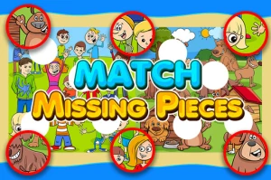 Match Missing Pieces Kids Educational Game - Play Free Best Educational Online Game on JangoGames.com