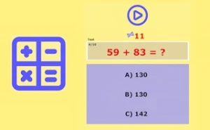 MathTest21 - Play Free Best math Online Game on JangoGames.com