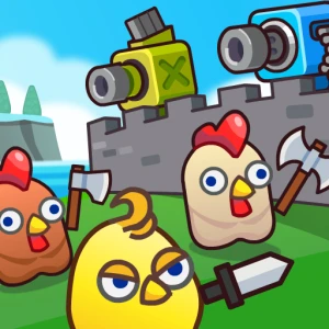 Merge Cannon: Chicken Defense - Play Free Best Strategy Online Game on JangoGames.com