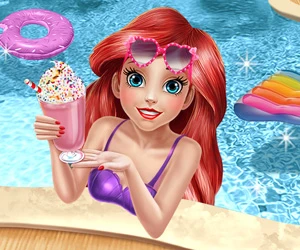 Mermaid Princess Pool Time - Play Free Best Dress-up Online Game on JangoGames.com