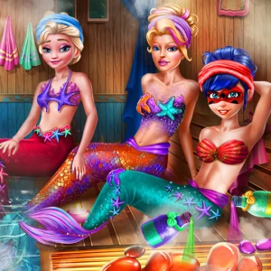 Mermaids Sauna Realife - Play Free Best Dress-up Online Game on JangoGames.com