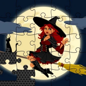 Midnight Witches Jigsaw - Play Free Best Puzzle Online Game on JangoGames.com