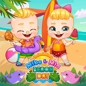 Mike And Mia Beach Day - Play Free Best Sports Online Game on JangoGames.com