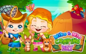 Mike And Mia Camping Day - Play Free Best Casual Online Game on JangoGames.com