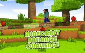 Mincraft Ballance Challenge - Play Free Best action Online Game on JangoGames.com