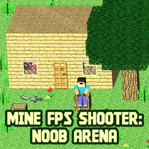 Mine FPS shooter: Noob Arena - Play Free Best Battle Online Game on JangoGames.com