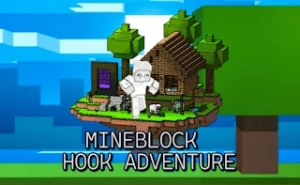 Mineblock Hook Adventure - Play Free Best ball Online Game on JangoGames.com