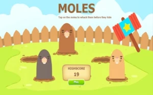 Moles - Play Free Best tap Online Game on JangoGames.com