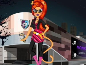 Monster High Toralei Stripe Shopping Dressup - Play Free Best Dress-up Online Game on JangoGames.com