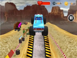 Monster Truck Tricky Stunt Race Game - Play Free Best Racing & Driving Online Game on JangoGames.com