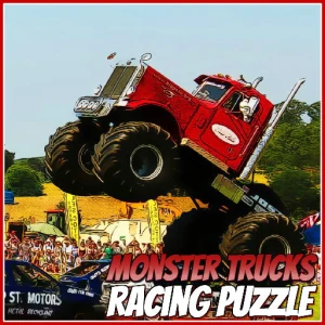Monster Trucks Racing Puzzle - Play Free Best Puzzle Online Game on JangoGames.com