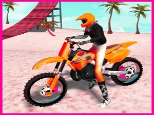 Motocross Beach Jumping Bike Stunt Game - Play Free Best Agility Online Game on JangoGames.com