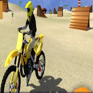 motor cycle beach stunt - Play Free Best Adventure Online Game on JangoGames.com