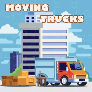 Moving Trucks Jigsaw - Play Free Best Puzzle Online Game on JangoGames.com