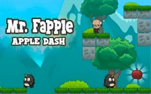 Mr. Fapple Apple Dash - Play Free Best adventure Online Game on JangoGames.com