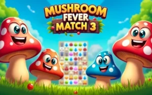 Mushroom Fever Match 3 - Play Free Best match-3 Online Game on JangoGames.com