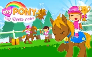 My Pony My Little Race - Play Free Best kids Online Game on JangoGames.com