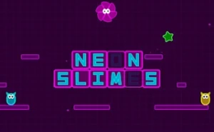 Neon Slimes - Play Free Best action Online Game on JangoGames.com