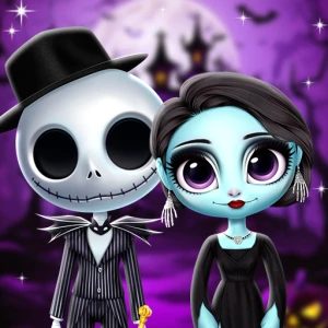 Nightmare Couple Halloween Party - Play Free Best Casual Online Game on JangoGames.com