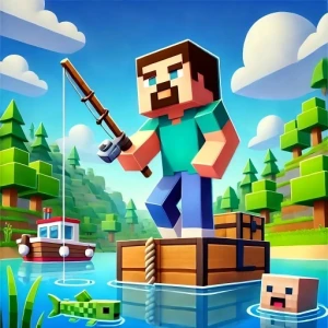 Noob fun fishing - Play Free Best Simulation Online Game on JangoGames.com