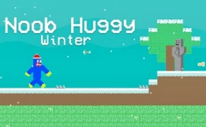 Noob Huggy Winter - Play Free Best arcade Online Game on JangoGames.com