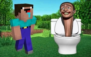 Noob Mineblox Hunt Skibidi Toilet - Play Free Best action Online Game on JangoGames.com