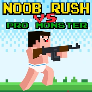 Noob Rush vs Pro Monsters - Play Free Best Agility Online Game on JangoGames.com