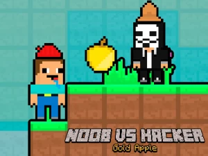 Noob vs Hacker Gold Apple - Play Free Best Arcade Online Game on JangoGames.com